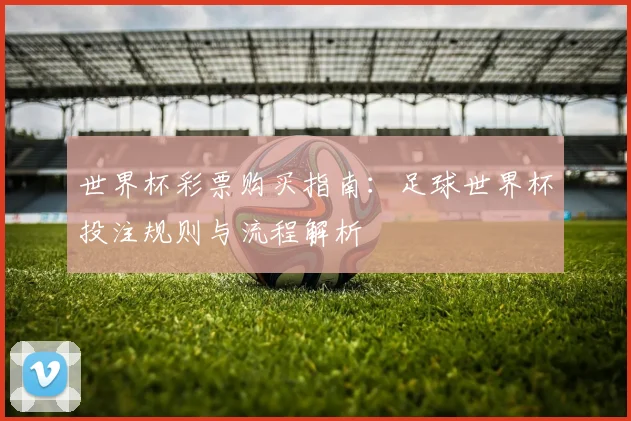 世界杯彩票购买指南：足球世界杯投注规则与流程解析