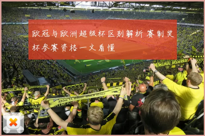 欧冠与欧洲超级杯区别解析 赛制奖杯参赛资格一文看懂